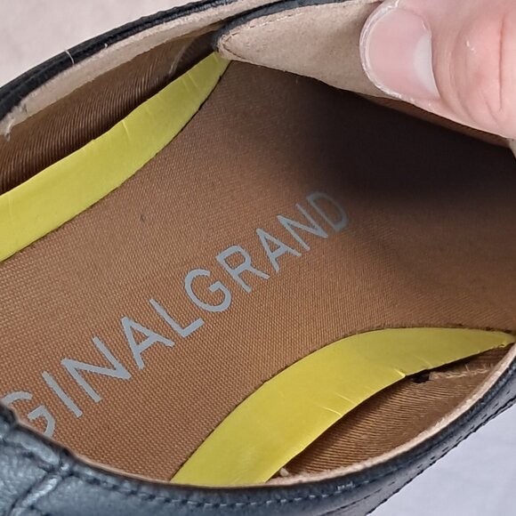 Cole Haan Mens Original Grand Wingtip Oxford C26469 Shoes Black Size 11 - Picture 10 of 10